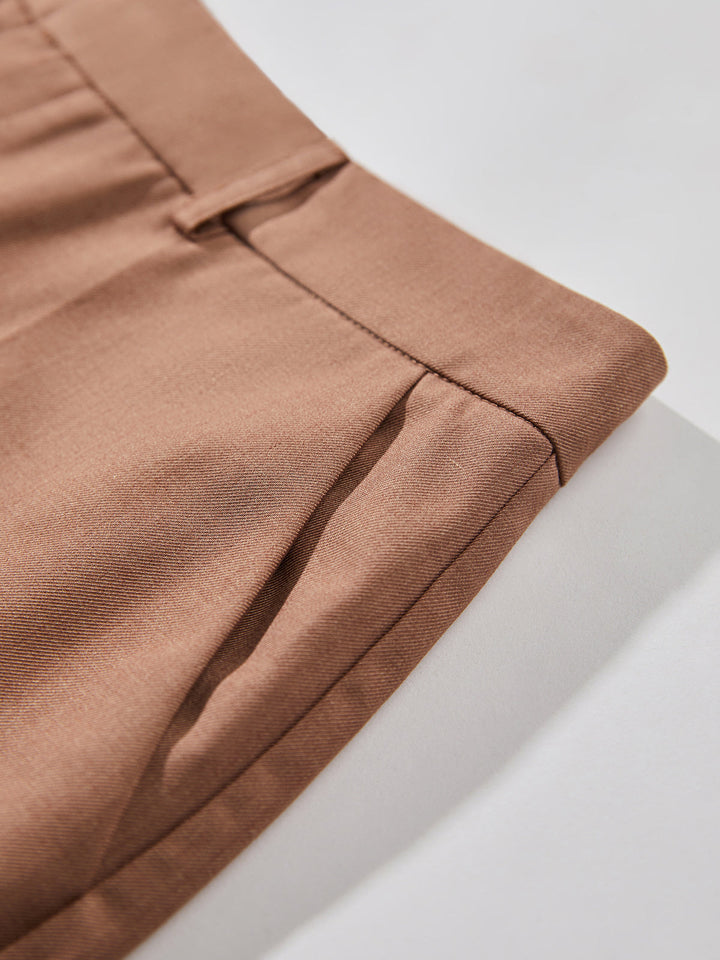 Pantalons skinny slim taille haute droits raccourcis