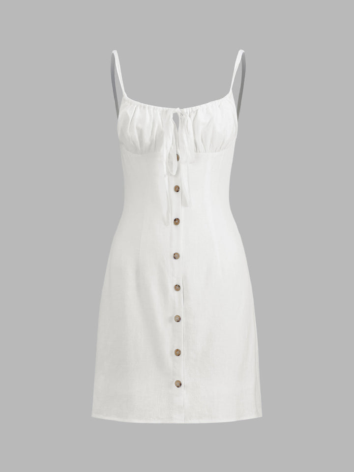 Darling Robe Mini en Lin Uni