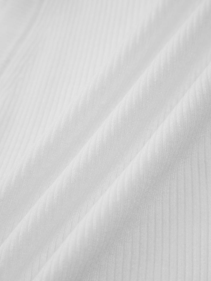 Gilet en maille côtelée