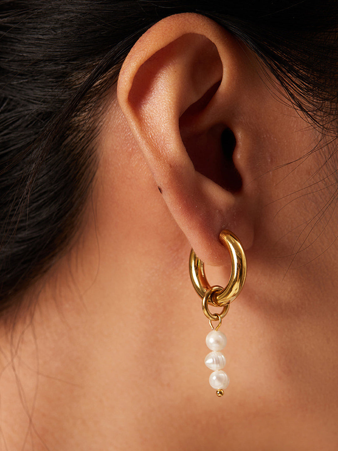 Boucles d'oreilles perle de joie