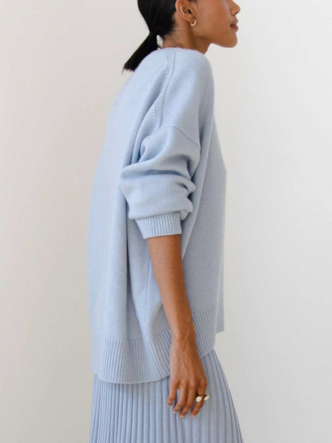 Pull Overs en Gros en Tricot Rose Bonbon