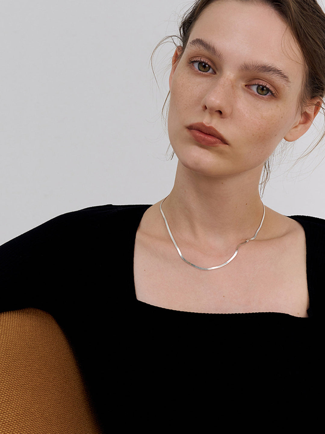 Collier Serpent Argenté