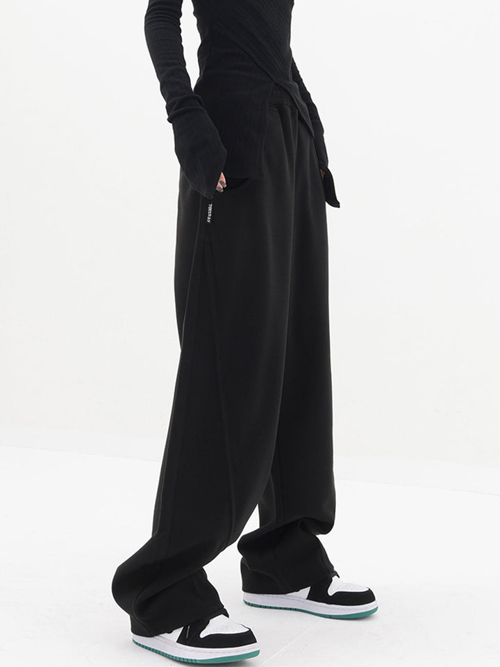 Pantalons amples évasés unis