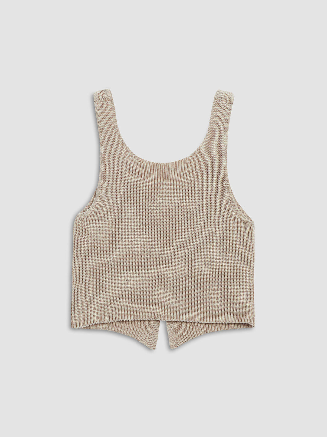 Gilet en maille classique à agrafe et crochet