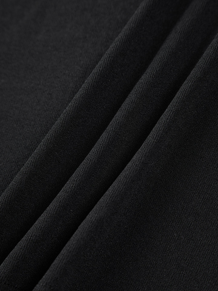 T-shirt semi-transparente en maille avec dos ouvert