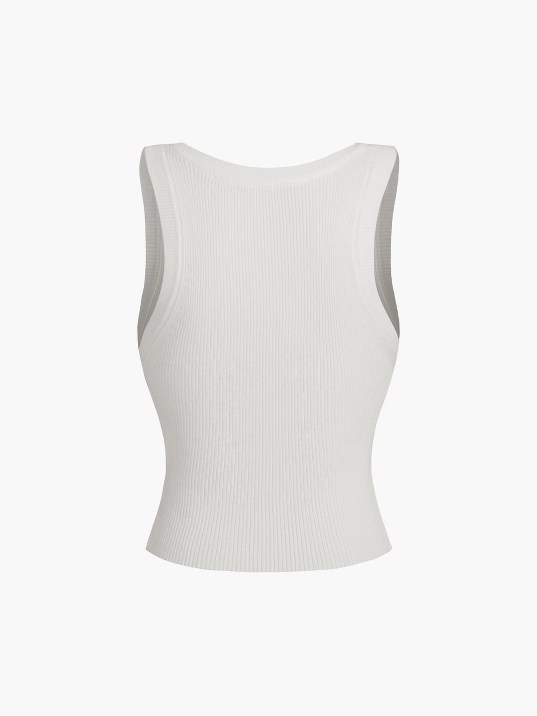 Gilet en maille côtelée