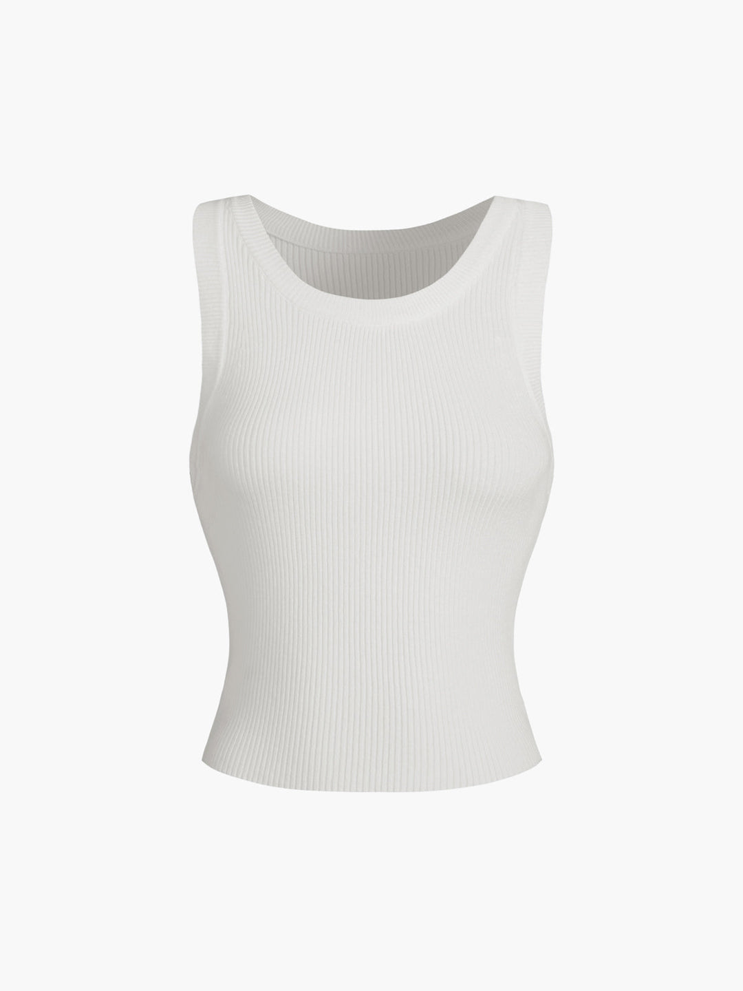 Gilet en maille côtelée