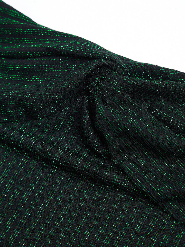 Top Bardot Bandeau Écologique à Paillettes