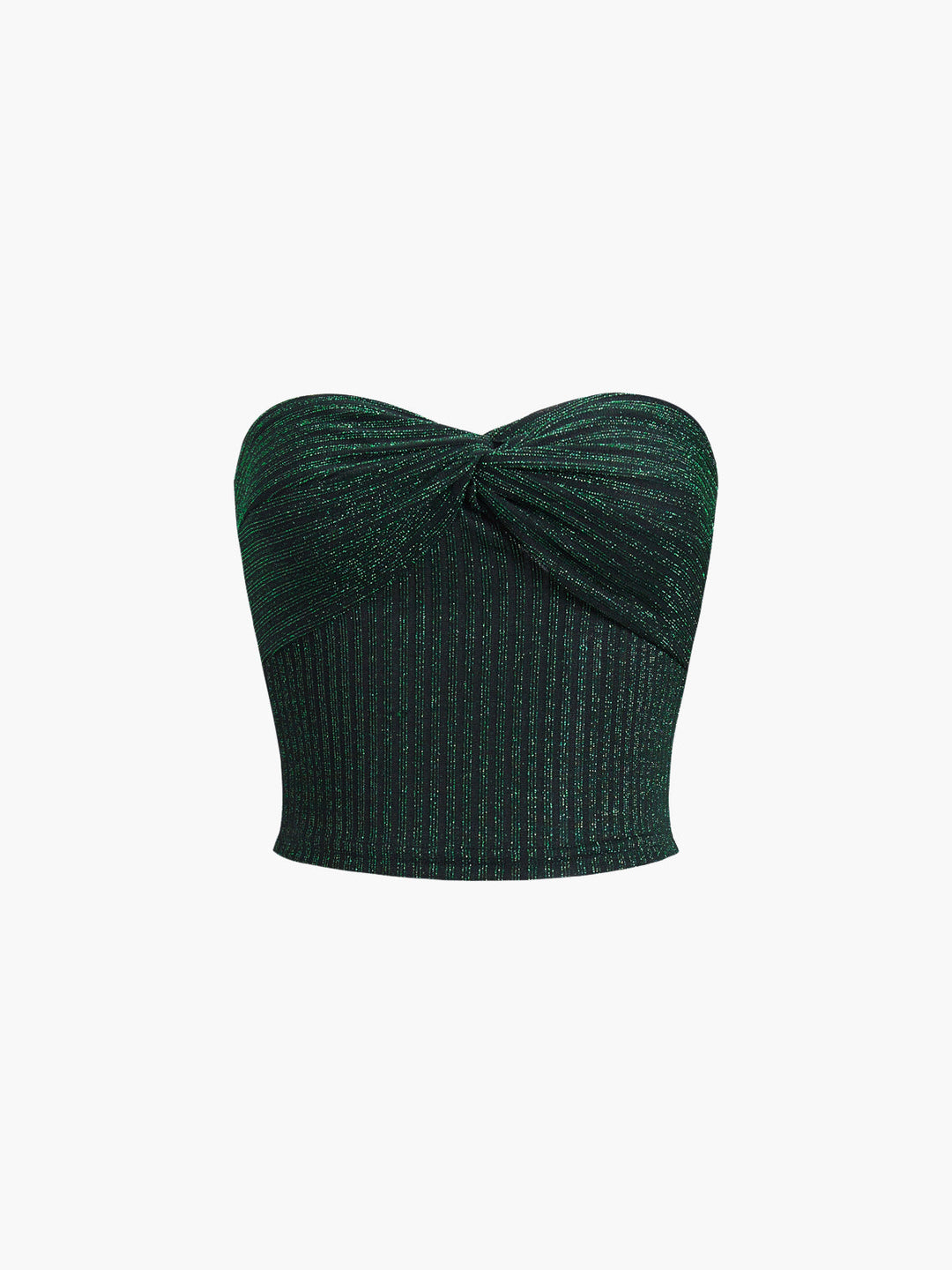 Top Bardot Bandeau Écologique à Paillettes