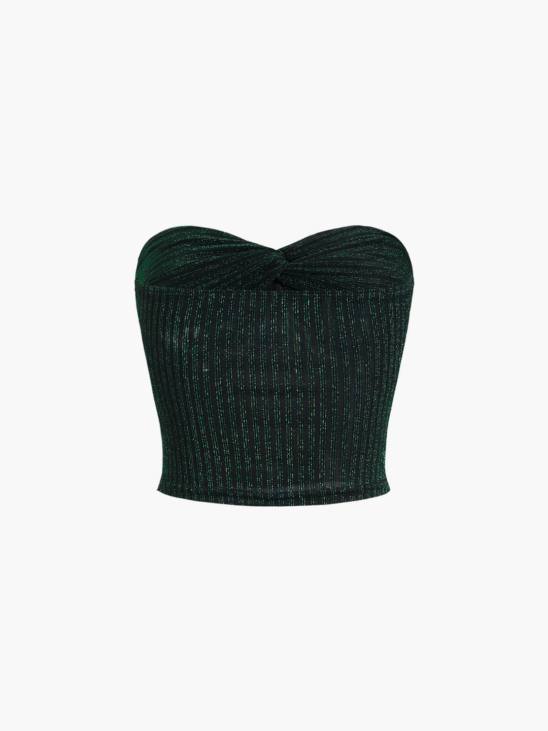 Top Bardot Bandeau Écologique à Paillettes
