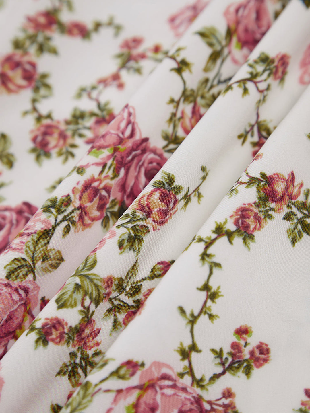 Robe mi-longue à fleurs Rosebud