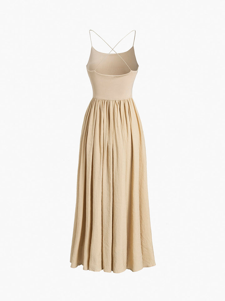 Robe Mi-Longue Débardeur Dos Nu