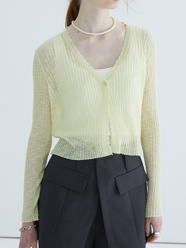 Cardigan en Maille Légère