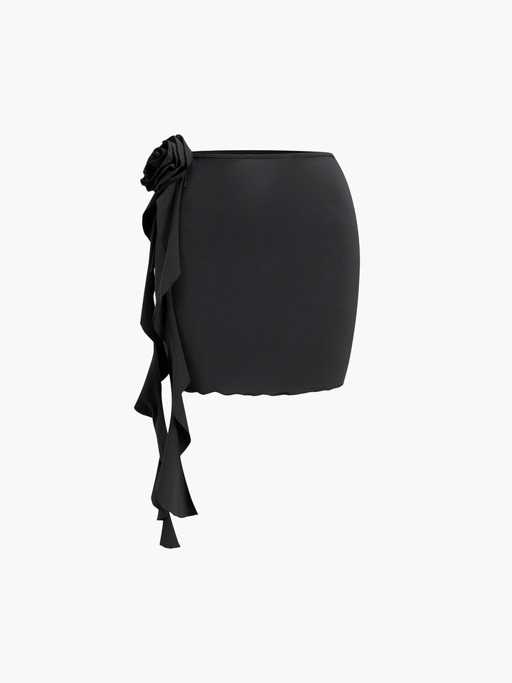 Ensemble Jupe Deux Pièces Volant Rosette