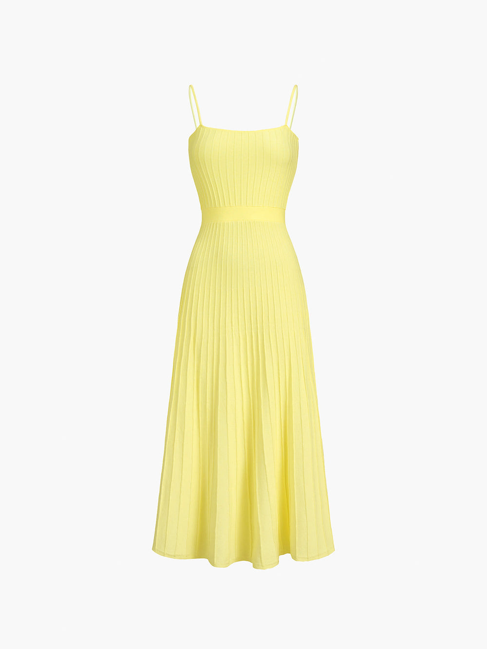 Robe Mi-Longue à Côtes