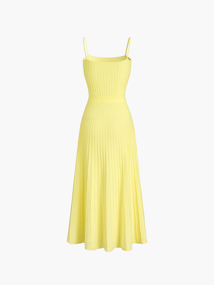 Robe Mi-Longue à Côtes