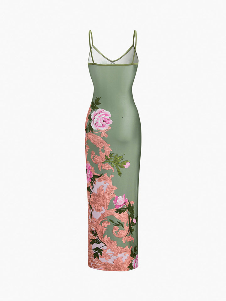 Robe Longue Fleurie d'Été