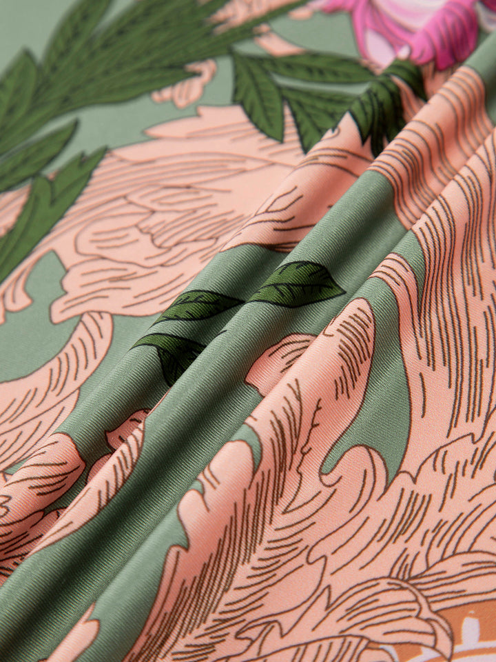 Robe Longue Fleurie d'Été