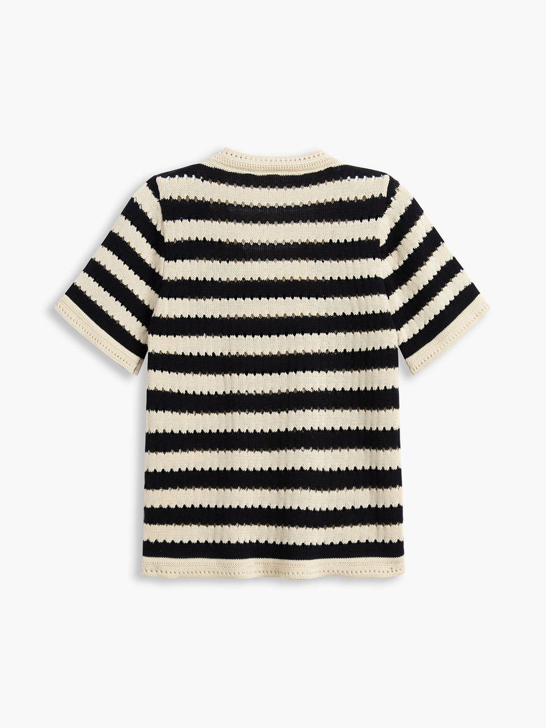 Chemise en crochet rayé