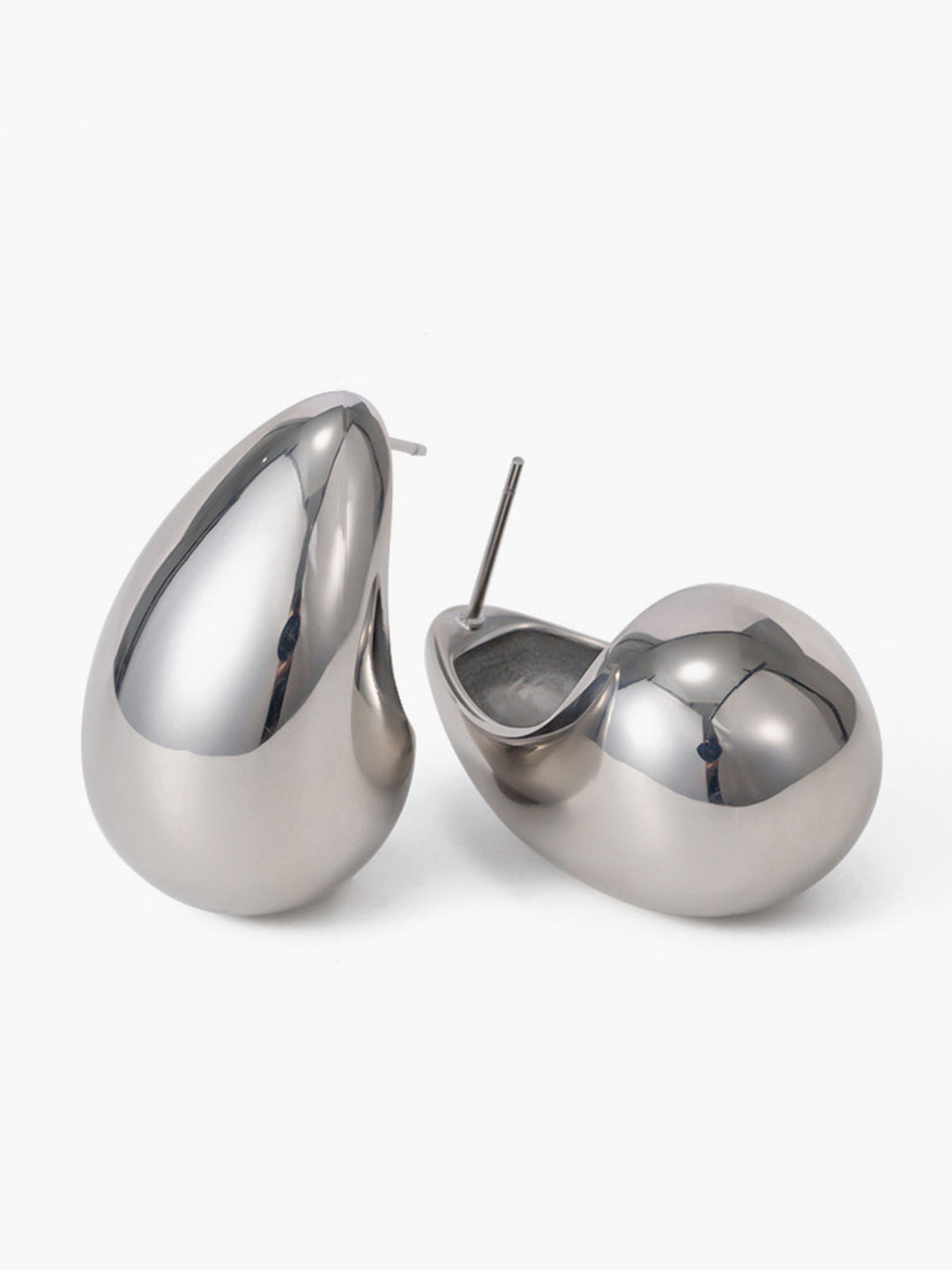 Boucles d'oreilles créoles en forme de larme