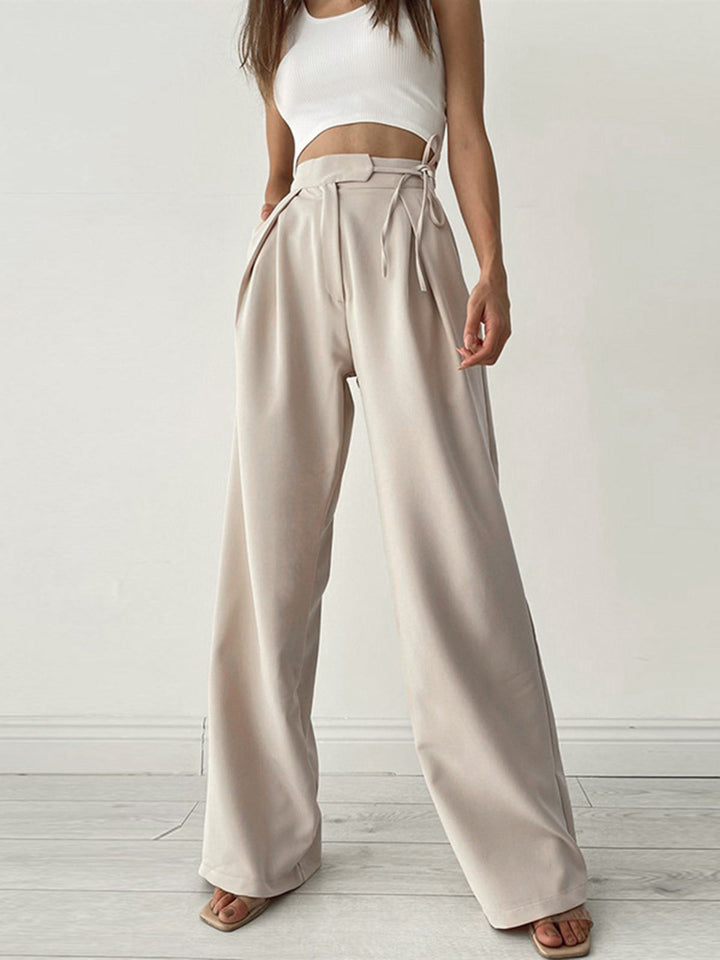 Pantalon Large Palazzo à Nouer