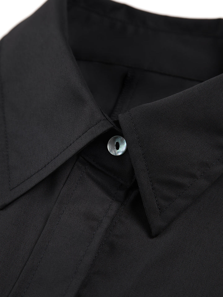 Robe Mi-Longue à Poches Nouées