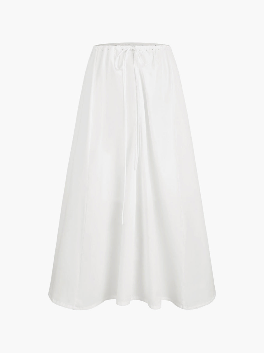 Jupe Maxi Zippée Semi-Transparente Esthétique Cowgirl