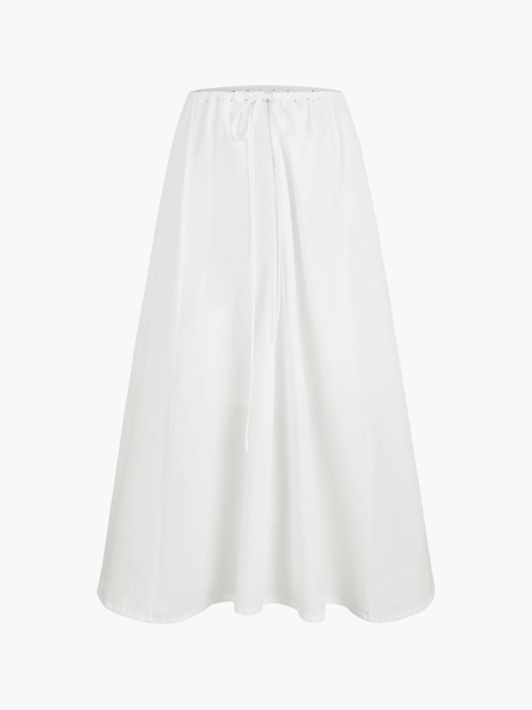 Jupe Maxi Zippée Semi-Transparente Esthétique Cowgirl