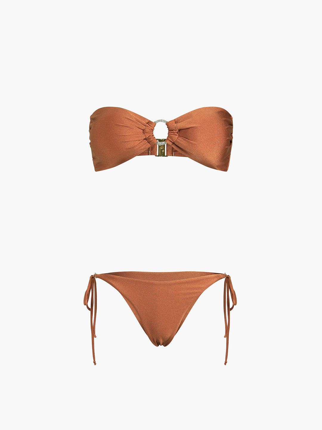 Maillot de bain deux pièces bikini haricots de cacao