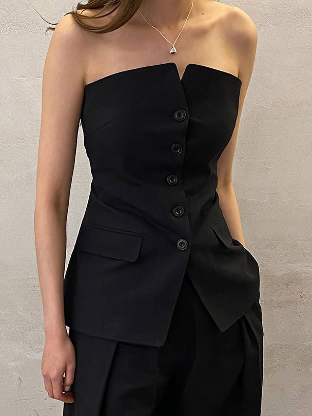 Haut Bandeau Boutonné