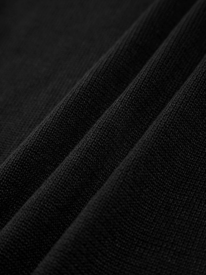 Haut en tricot à bordures contrastées