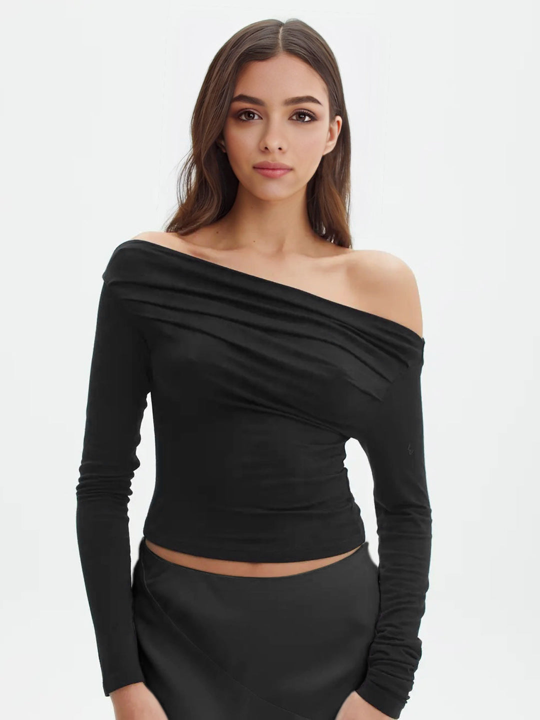 T-shirt Long Manches Oblique Taille Oblique