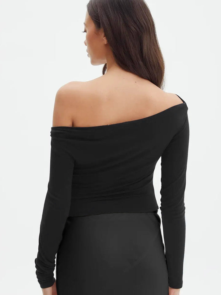T-shirt Long Manches Oblique Taille Oblique