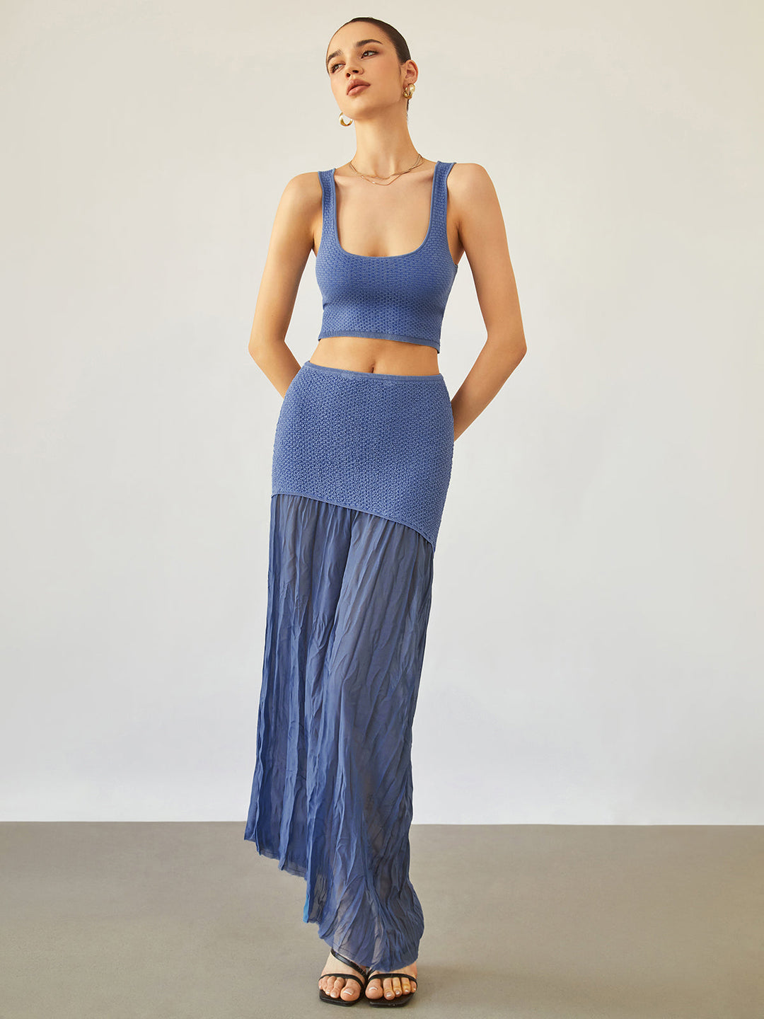 Haut Court Tricot Brise Marine