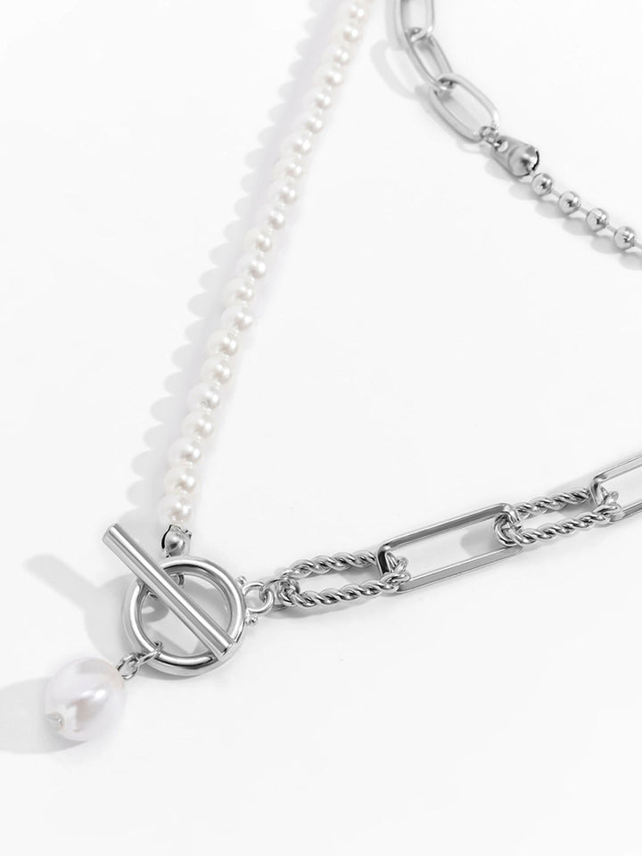 Collier Perle Saturne
