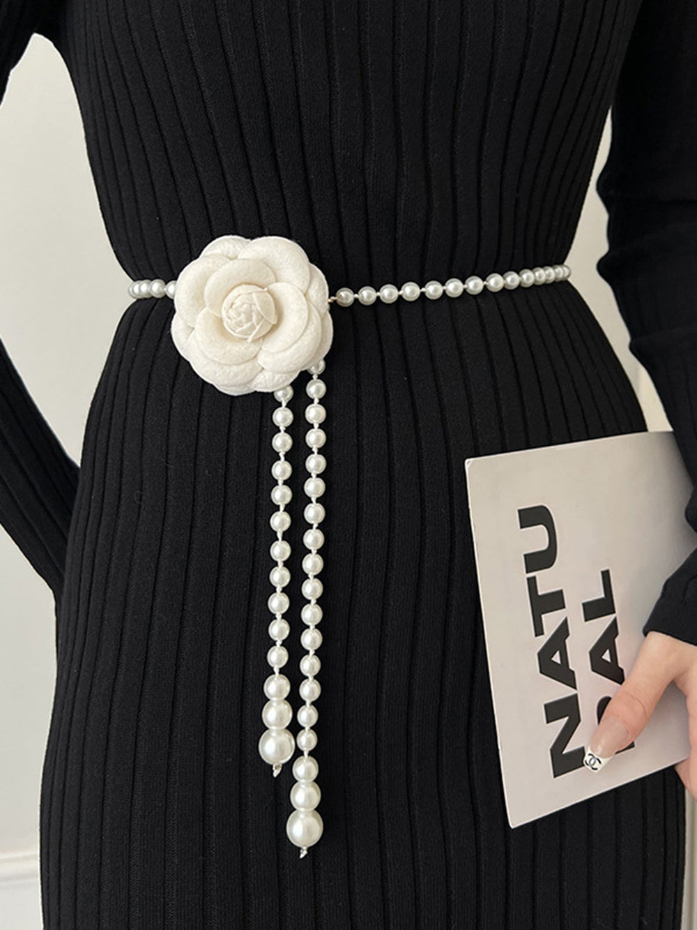 Chaîne de ventre Rosette Pearls