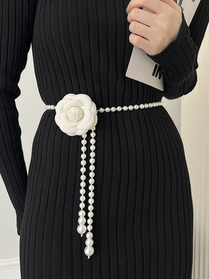 Chaîne de ventre Rosette Pearls