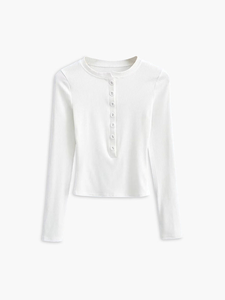 Chemise Cintrée à Manches Longues