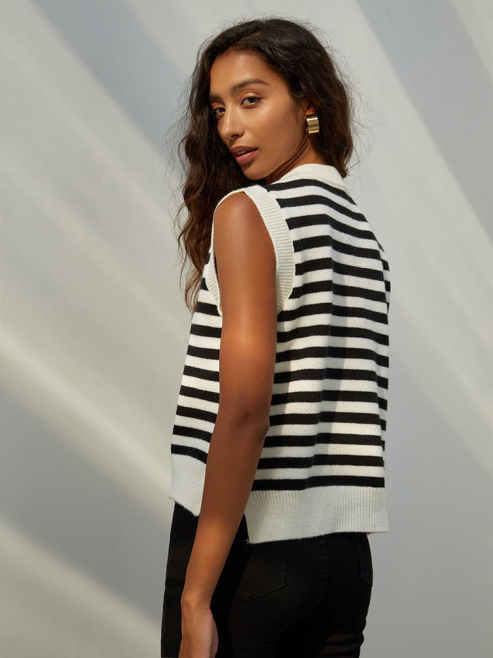 Gilet Essentiel à Rayures