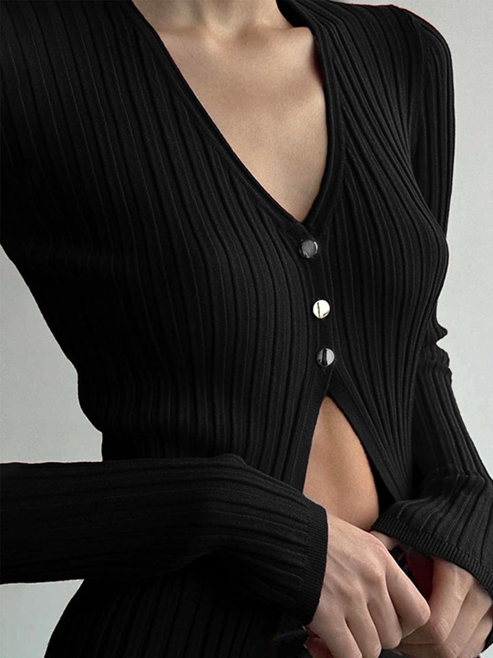 Haut en tricot à manches longues "Libère ton esprit"