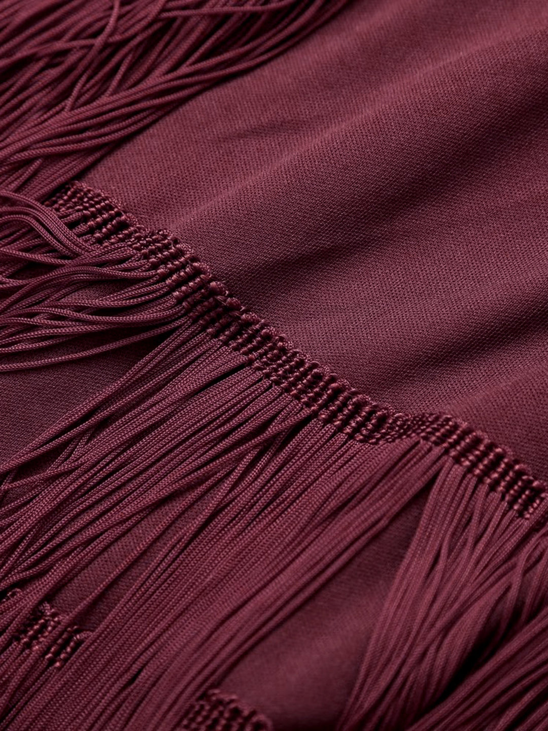Robe Courte Florence à Dos Nu et Franges