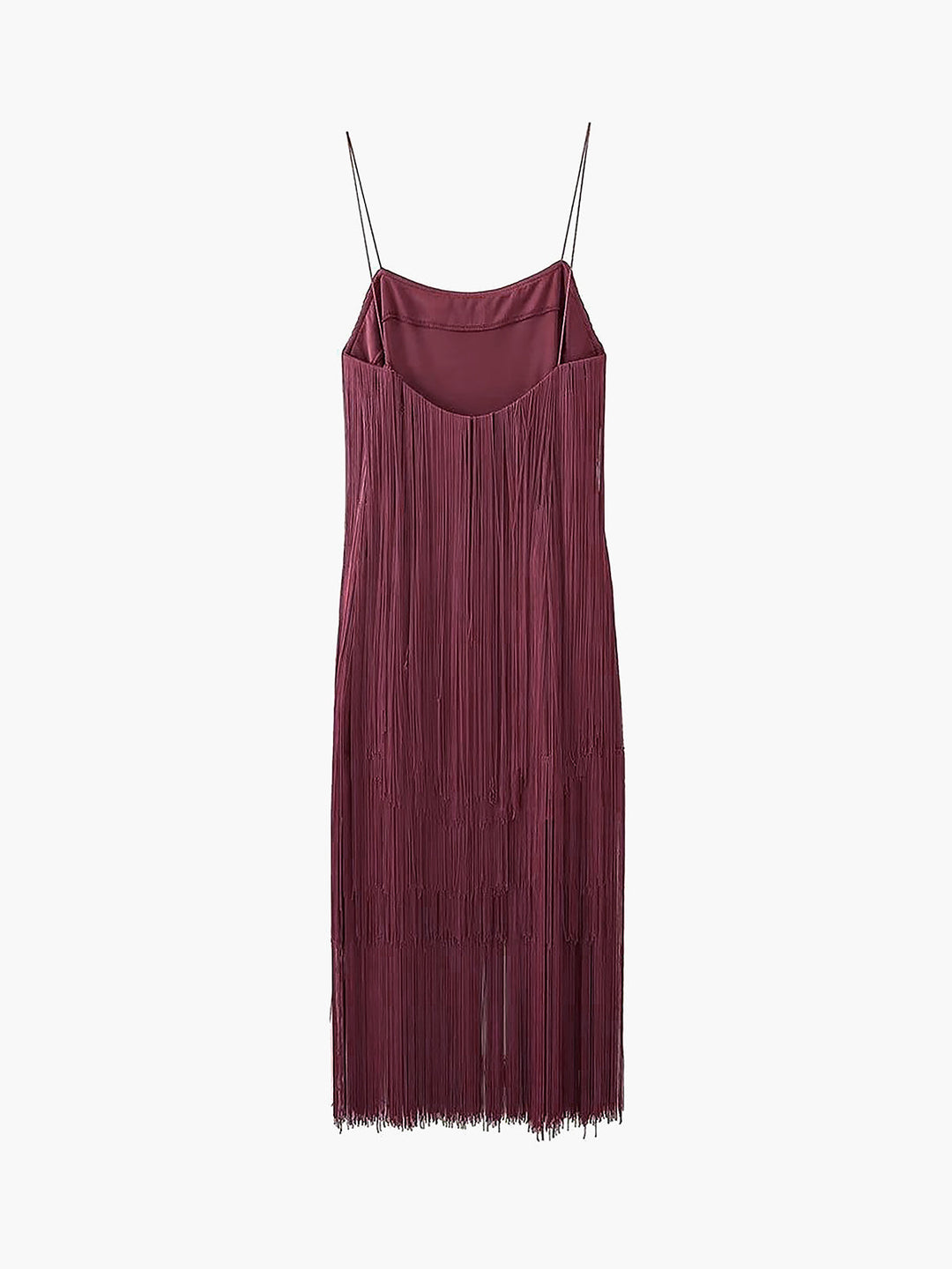 Robe Courte Florence à Dos Nu et Franges