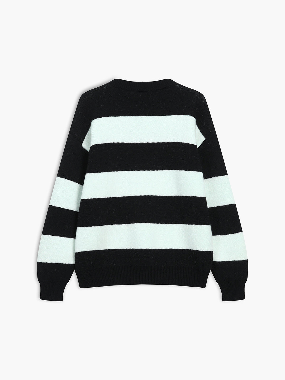 Pull Rayé Surdimensionné Rare
