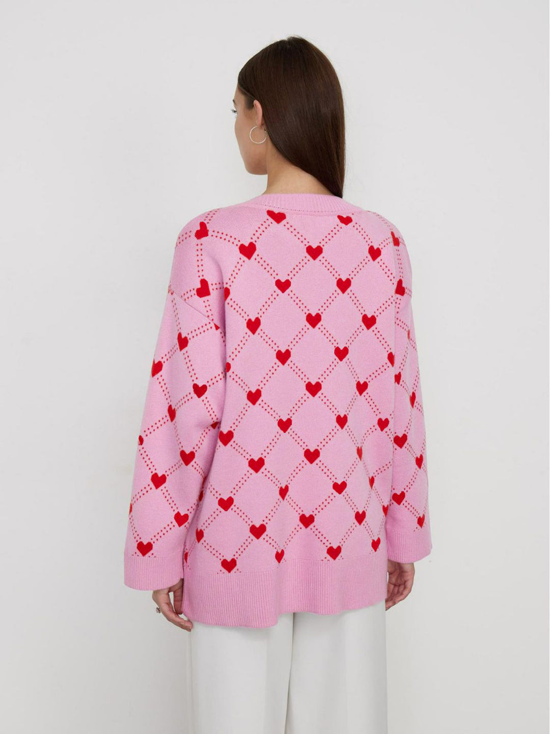 Cardigan Surdimensionné à Voler Votre Cœur