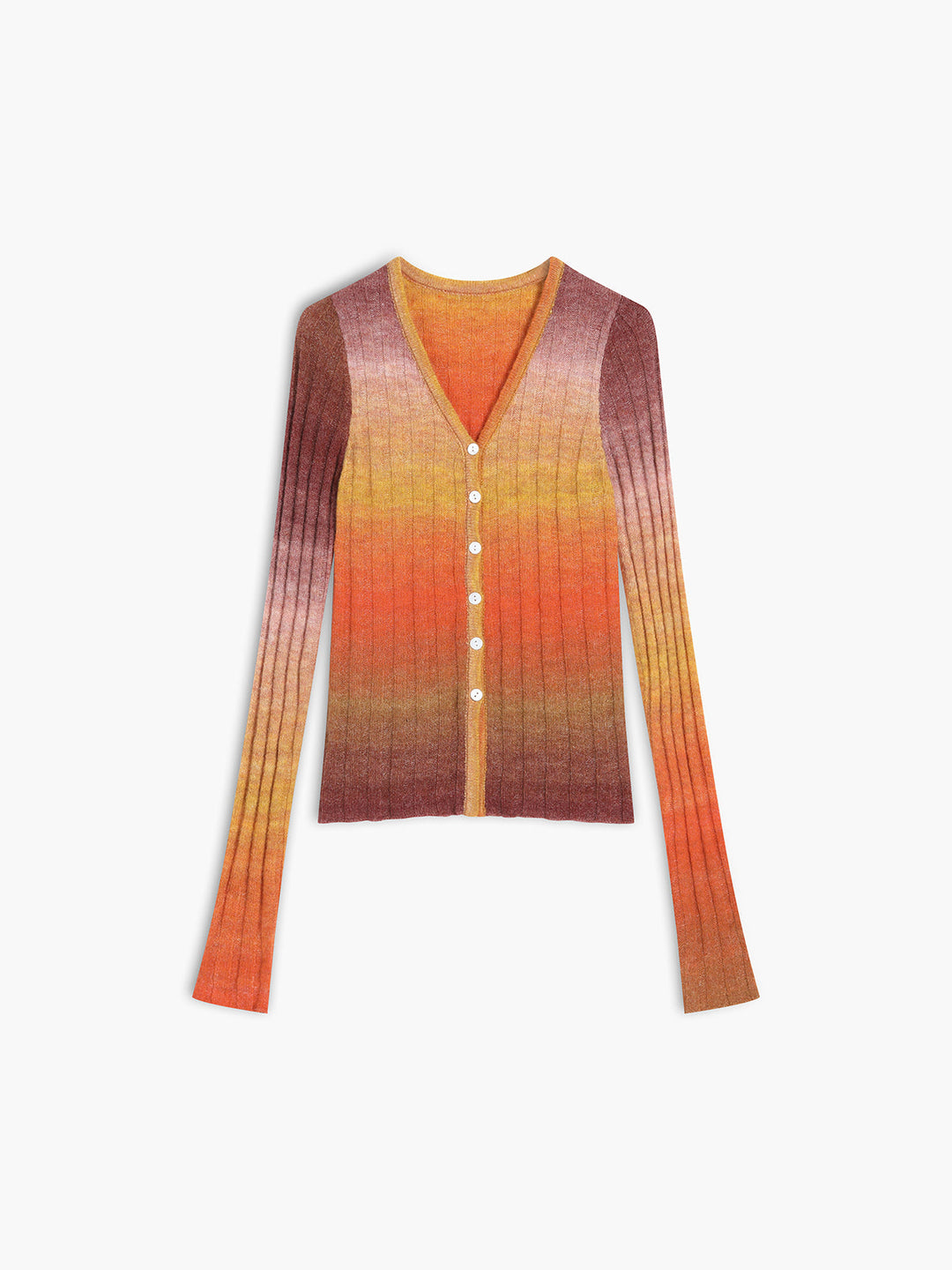 Cardigan en érable ombré