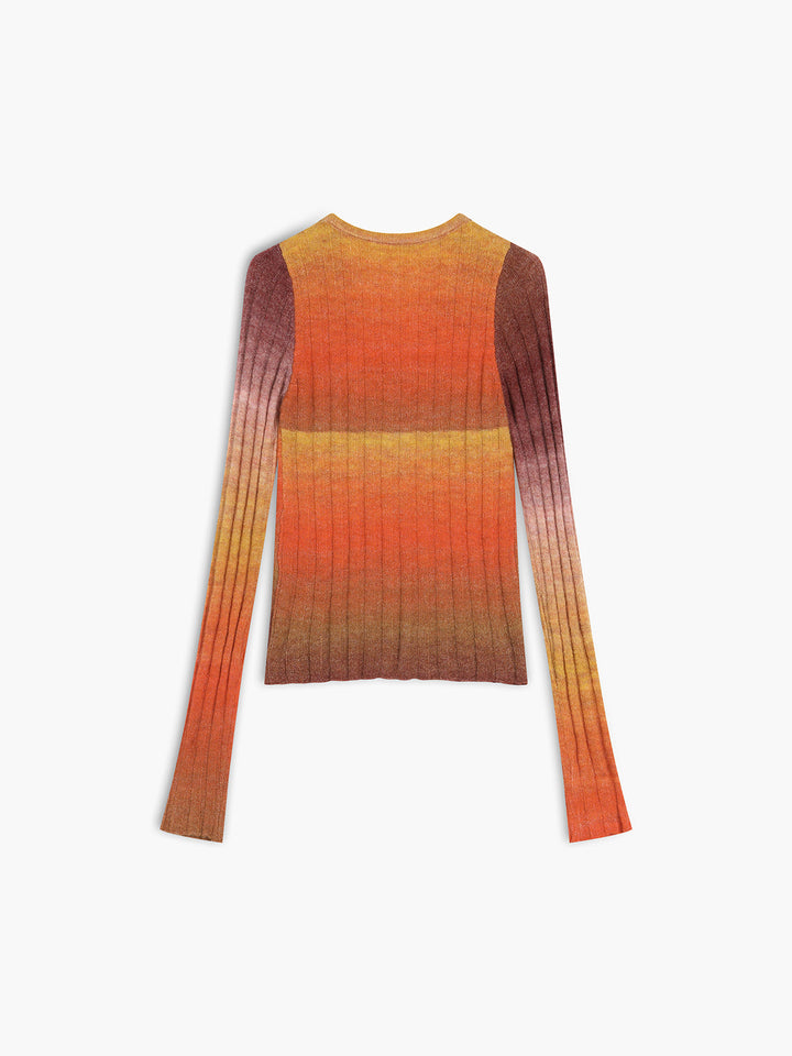 Cardigan en érable ombré