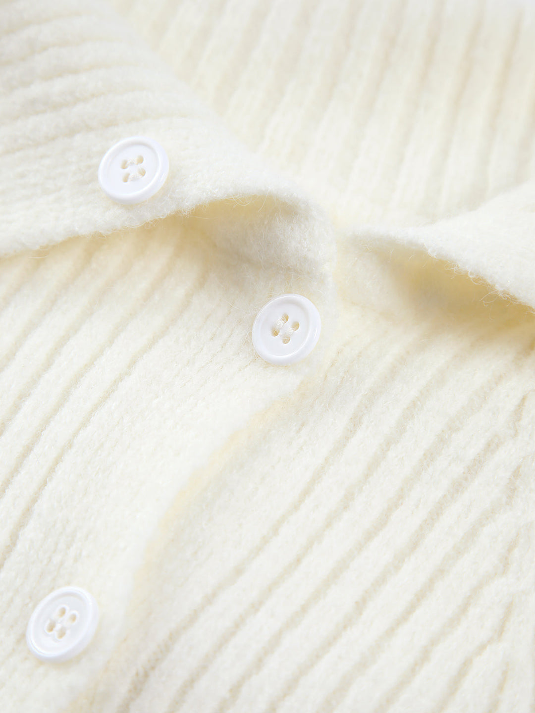 Pull Col Asymétrique Vanille