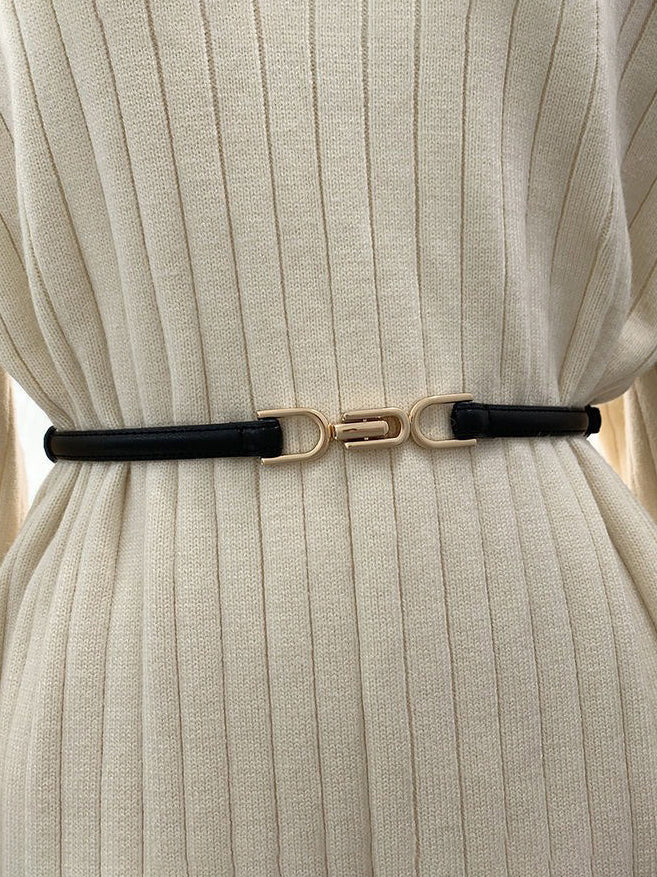 Ceinture en cuir pour fermer les yeux