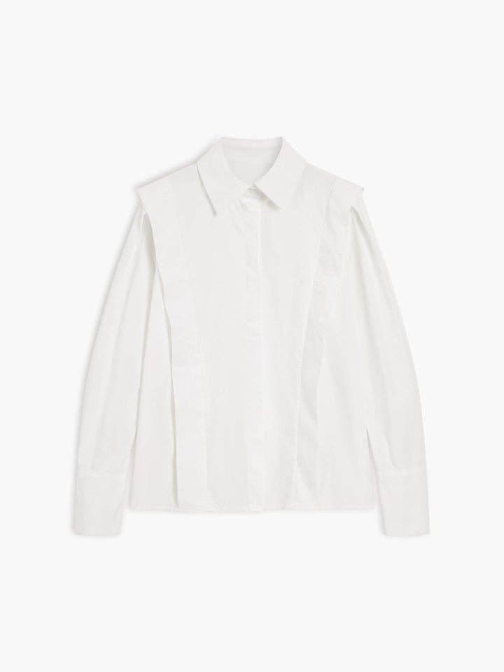 Chemise boutonnée équitable et carrée