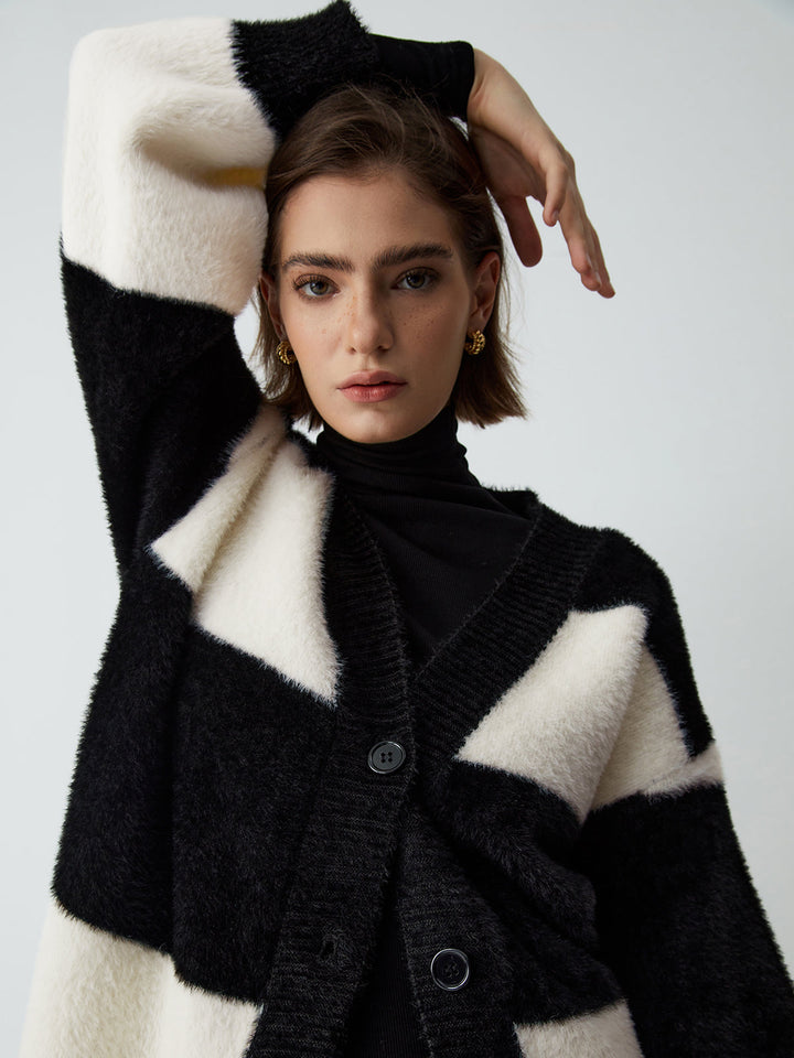 Cardigan Flou Rayé Premier Choix